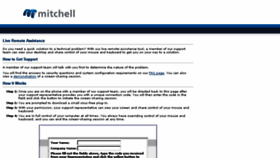 What Helpme.mitchell.com website looked like in 2015 (8 years ago)