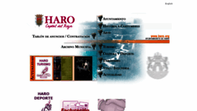 What Haro.org website looked like in 2015 (10 years ago)