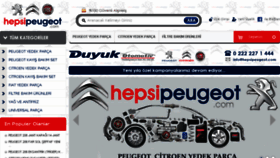 What Hepsipeugeot.com website looked like in 2015 (8 years ago)