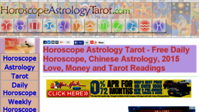 What Horoscopeastrologytarot.com website looked like in 2015 (8 years ago)