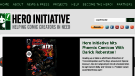 What Heroinitiative.org website looked like in 2015 (8 years ago)