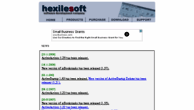 What Hexilesoft.com website looked like in 2015 (8 years ago)