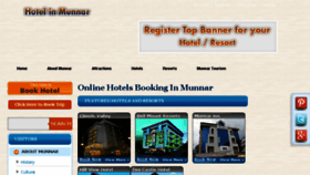 What Hotelinmunnar.in website looked like in 2015 (8 years ago)