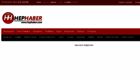 What Hephaber.com website looked like in 2015 (8 years ago)