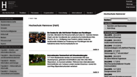 What Hochschule-hannover.de website looked like in 2015 (8 years ago)