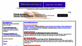 What Holistic-online.com website looked like in 2015 (8 years ago)