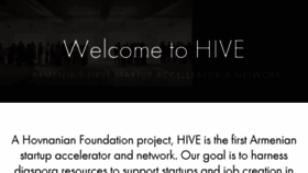 What Hivestart.com website looked like in 2015 (8 years ago)