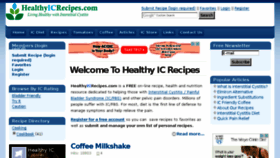 What Healthyicrecipes.com website looked like in 2015 (8 years ago)