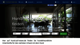 What Hund-auf-reisen.de website looked like in 2015 (8 years ago)
