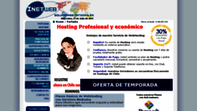 What Hostingchileno.cl website looked like in 2015 (8 years ago)