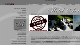 What Honfleurhotel.com website looked like in 2015 (8 years ago)