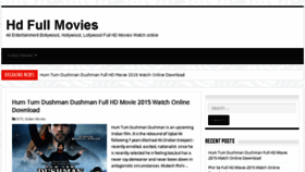 What Hdfullmoviez.com website looked like in 2015 (8 years ago)