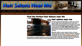 What Hairsalonsnearme.org website looked like in 2015 (8 years ago)