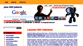 What Hendrisusanto.com website looked like in 2015 (8 years ago)