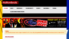What Haitianbeatz.com website looked like in 2015 (8 years ago)