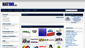 What Hatimi.net website looked like in 2015 (8 years ago)