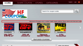 What Hfcoupons.com website looked like in 2015 (8 years ago)