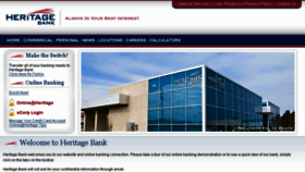 What Heritagebankva.com website looked like in 2015 (8 years ago)