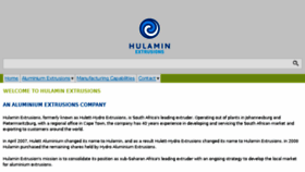What Hulaminextrusions.co.za website looked like in 2015 (8 years ago)