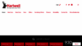 What Hartwell.co.uk website looked like in 2015 (8 years ago)