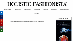 What Holisticfashionista.com website looked like in 2015 (8 years ago)