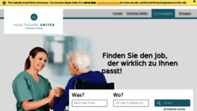 What Healthcare-united.de website looked like in 2015 (8 years ago)