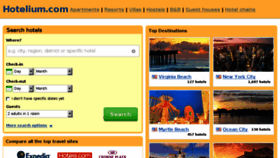 What Hotelium.com website looked like in 2015 (8 years ago)