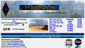What Hamradio.lt website looked like in 2015 (8 years ago)