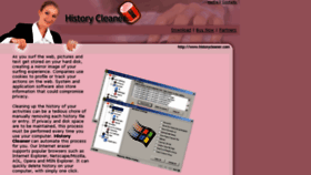 What Historycleaner.com website looked like in 2015 (8 years ago)
