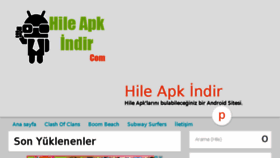 What Hileapkindir.com website looked like in 2015 (8 years ago)