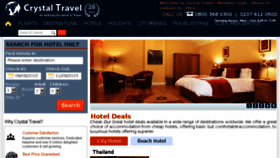 What Hotels.crystaltravel.co.uk website looked like in 2015 (8 years ago)