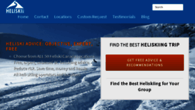 What Heliski.com website looked like in 2015 (8 years ago)