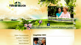 What Hilfe-in-wuerde.at website looked like in 2015 (8 years ago)