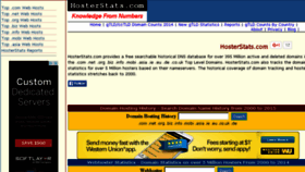 What Hosterstats.com website looked like in 2015 (8 years ago)