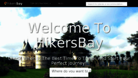What Hikersbay.com website looked like in 2015 (8 years ago)