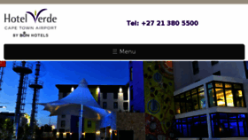 What Hotelverde.co.za website looked like in 2015 (8 years ago)