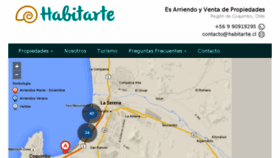 What Habitarte.cl website looked like in 2015 (8 years ago)