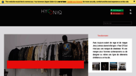 What Hyconiq.com website looked like in 2015 (8 years ago)