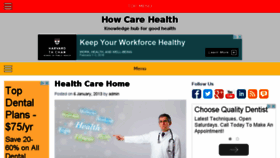 What Howcarehealth.com website looked like in 2015 (8 years ago)