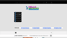 What Helloseekers.com website looked like in 2015 (8 years ago)