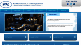 What Hvacltd.co.uk website looked like in 2015 (8 years ago)