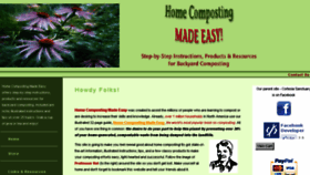 What Homecompostingmadeeasy.com website looked like in 2015 (8 years ago)