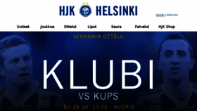 What Hjk.fi website looked like in 2015 (8 years ago)