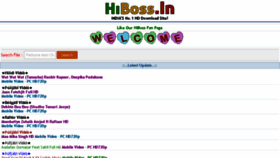 What Hiboss.in website looked like in 2015 (8 years ago)