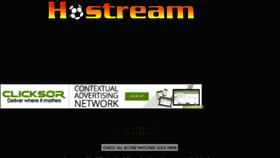 What Hostream.net website looked like in 2015 (8 years ago)