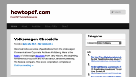 What Howtopdf.com website looked like in 2015 (8 years ago)