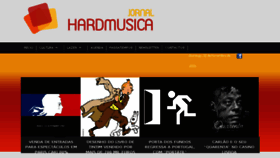 What Hardmusica.pt website looked like in 2015 (8 years ago)