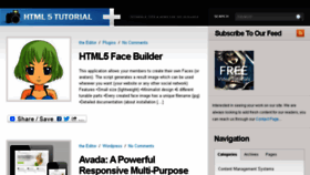 What Html5tutorial.net website looked like in 2015 (8 years ago)