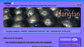 What Hangfan.co.uk website looked like in 2015 (8 years ago)