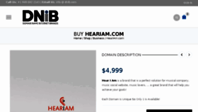 What Heariam.com website looked like in 2015 (8 years ago)